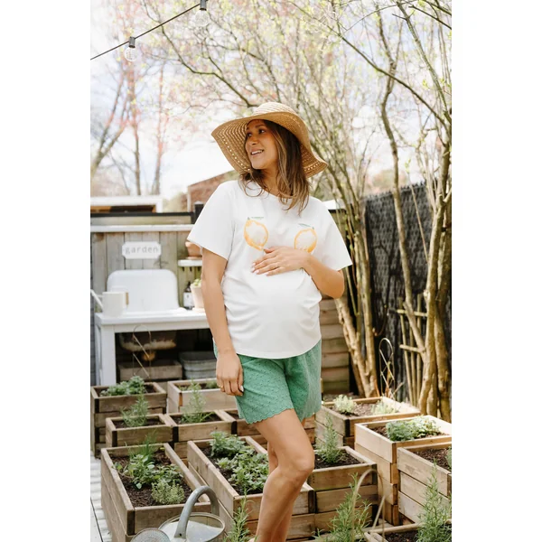 T-shirt oversize fruité - citron