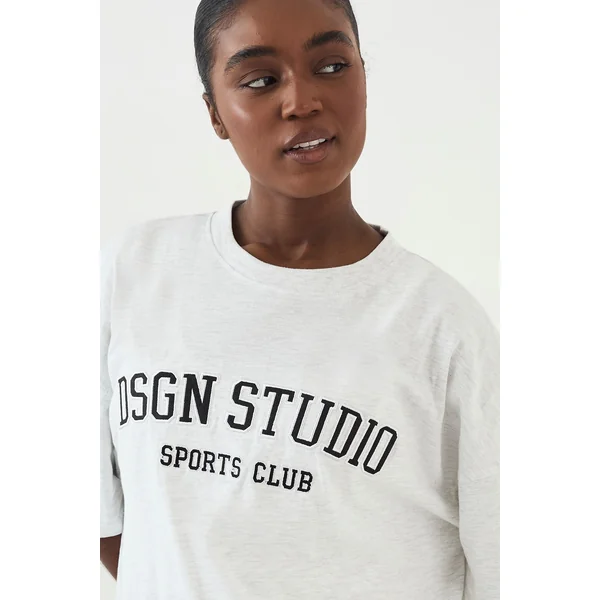 T-shirt Oversize à Appliqué DSGN Studio