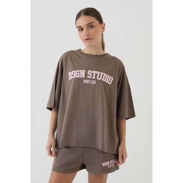 T-shirt Oversize À Appliqué Dsgn Studio