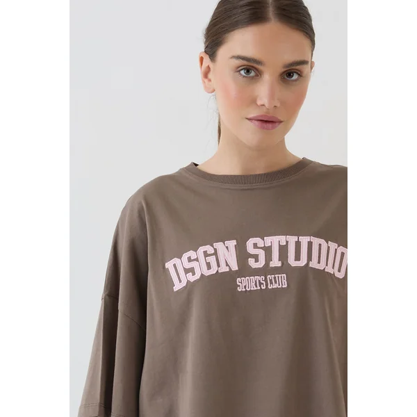 T-shirt Oversize À Appliqué Dsgn Studio