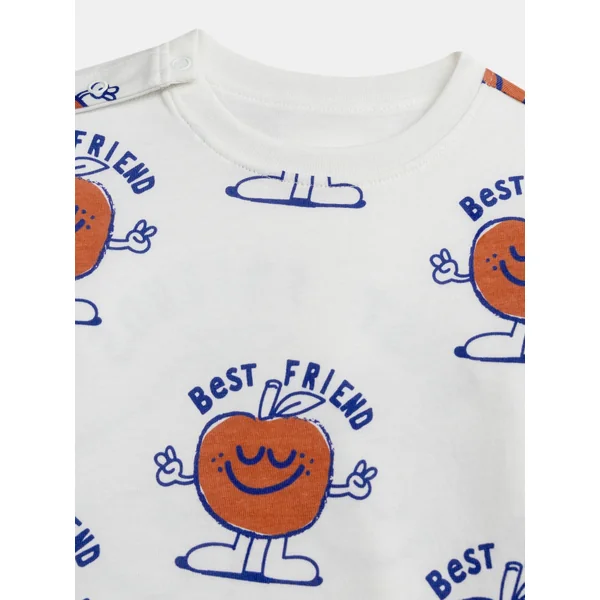 T-shirt réversible motif fruits pour bébé garçon - Soins Bébé Naturels & Produits Maman Après Naissance