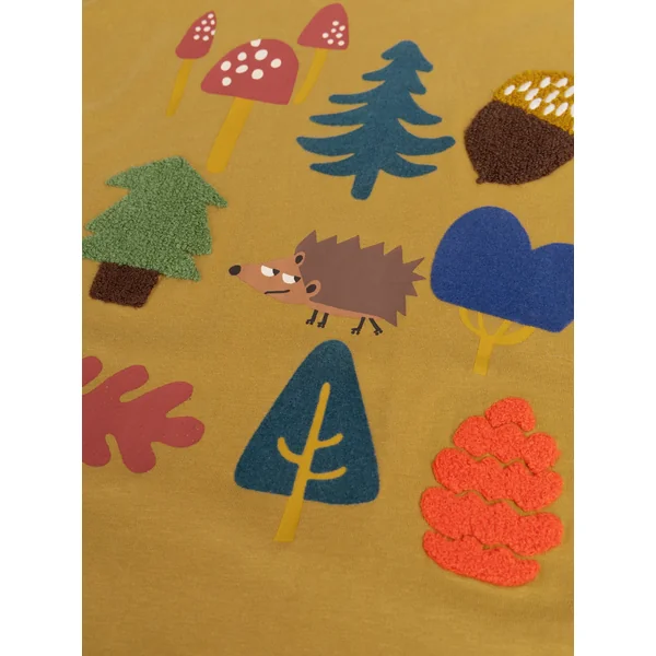 T-shirt vert animation monde de la forêt pour garçon - Soins Bébé Naturels & Produits Maman Après Naissance