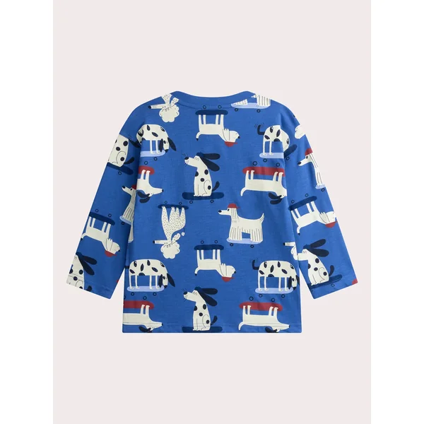 T-shirt à manches longues imprimés chiens - Soins Bébé Naturels & Produits Maman Après Naissance