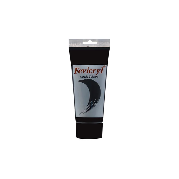 Tube de peinture acrylique mars noir 200ml