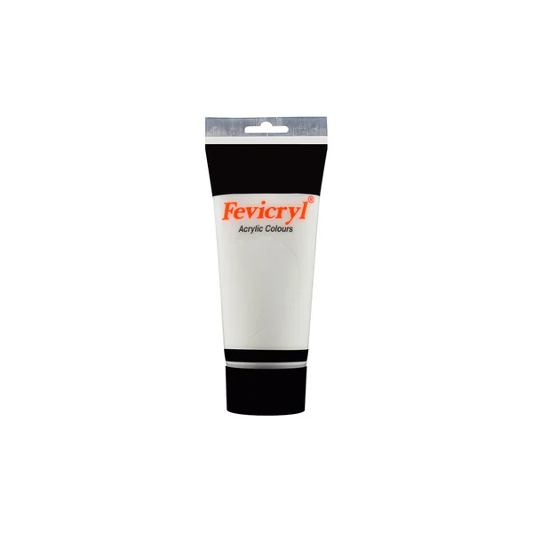 Tube de peinture acrylique titanium blanc 200ml