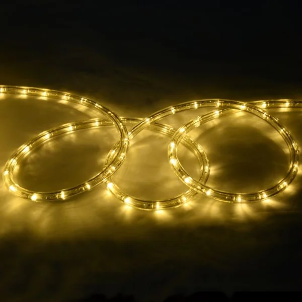 Tube Lumineux LED 30m Cordon Lumineux de 1080 Ampoules Beige 230V Longévité Jusqu'à 15000h pour Intérieur Extérieur
