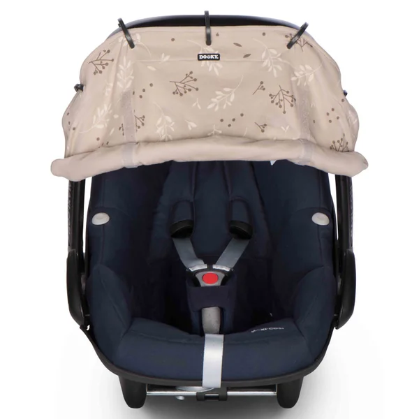 Universal stroller and car seat sunshade Romantic Leaves upf50+