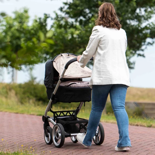 Universal stroller and car seat sunshade Romantic Leaves upf50+