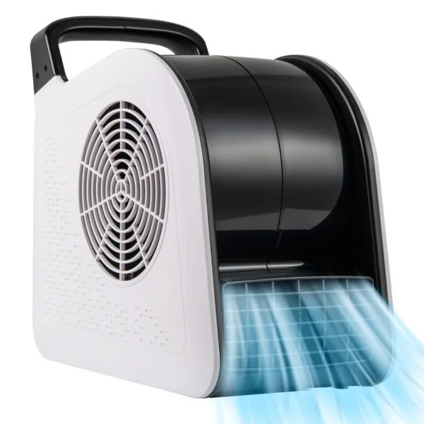 Ventilateur Soufflant à Haute Vitesse 3 Vitesses Ventilateur Portable avec Tête Pivotante à 185° 130 W 552 M³/H 2 Prises CA