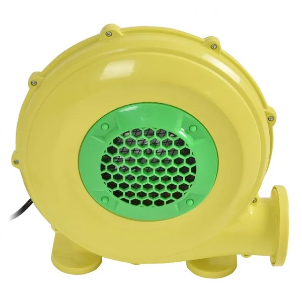 Ventilateur Électrique pour Château Gonflable Barbecue Piscine avec Moteur 350 W 220-240V 50Hz Jaune