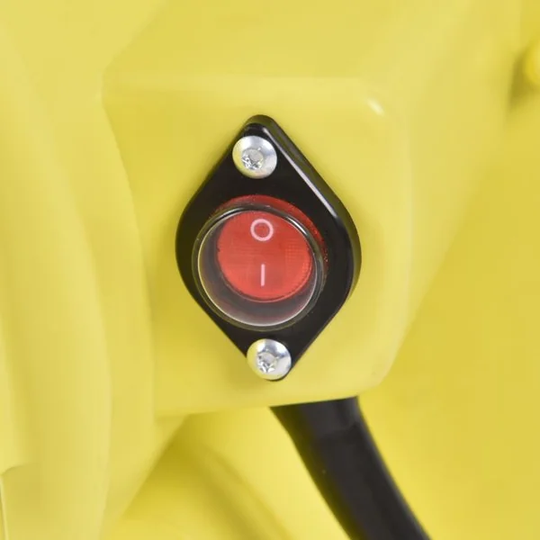 Ventilateur Électrique pour Château Gonflable Barbecue Piscine avec Moteur 350 W 220-240V 50Hz Jaune