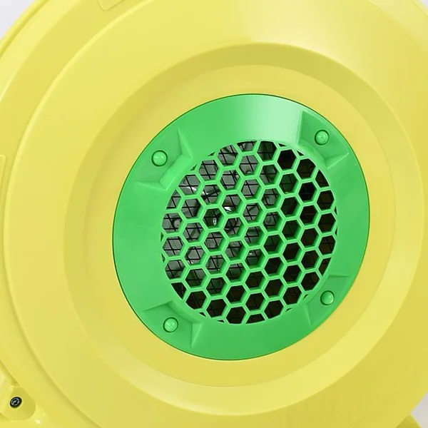 Ventilateur Électrique pour Château Gonflable Barbecue Piscine Pompe Gonflable avec Moteur 680W 220-240V 50Hz Jaune