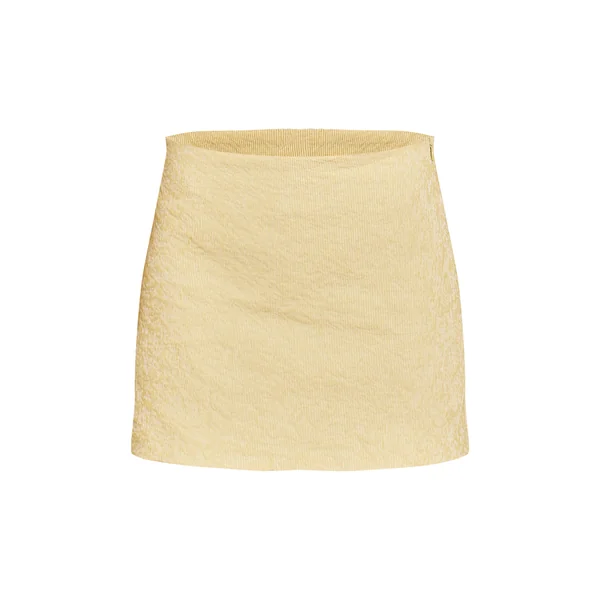 Vert Sauge Mini-jupe Texturée