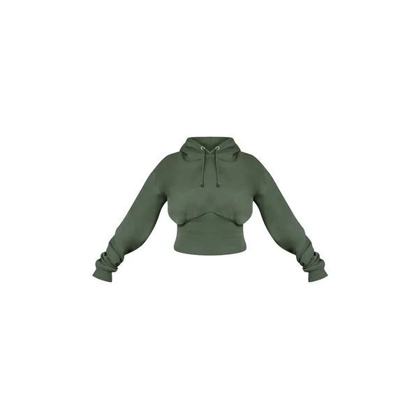 Vert Sweat À Casynthétiqueche Court Taille Froncée Shape