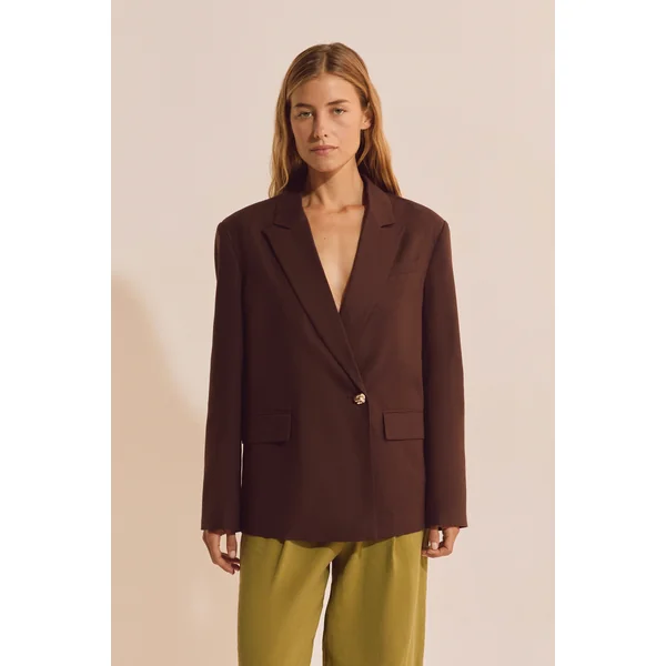 Veste blazer avec lin