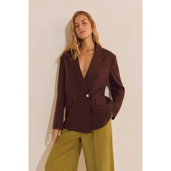 Veste blazer avec lin