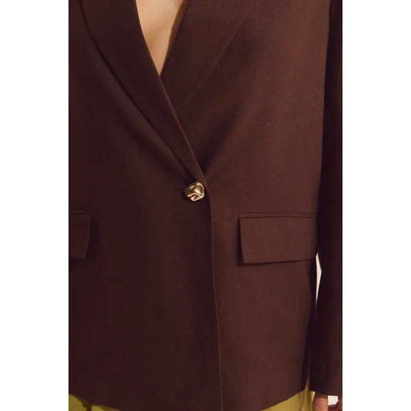 Veste blazer avec lin
