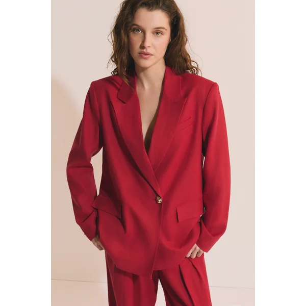 Veste blazer avec lin