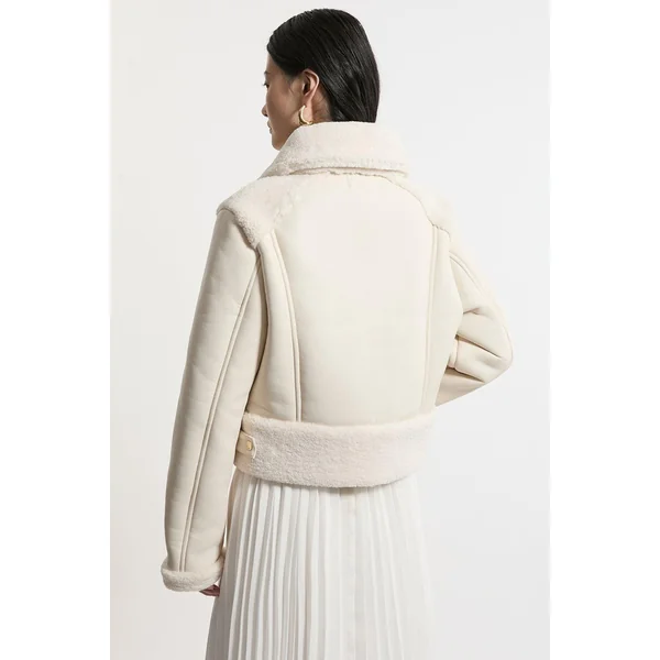 Veste Courte Aviateur en synthétique