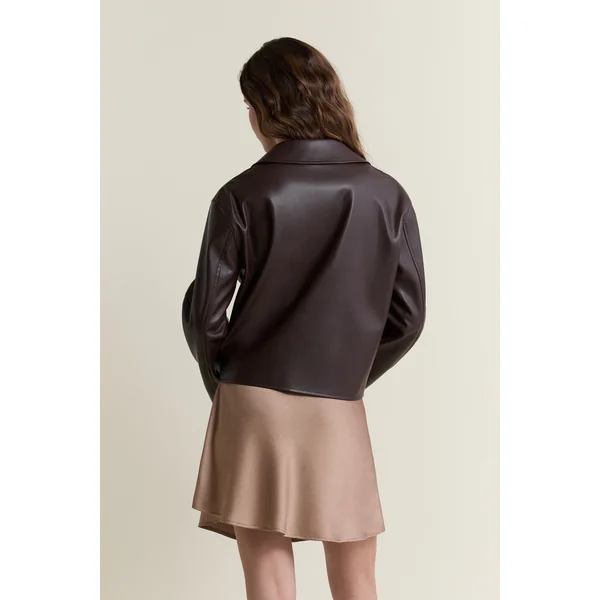 Veste courte en vinyle