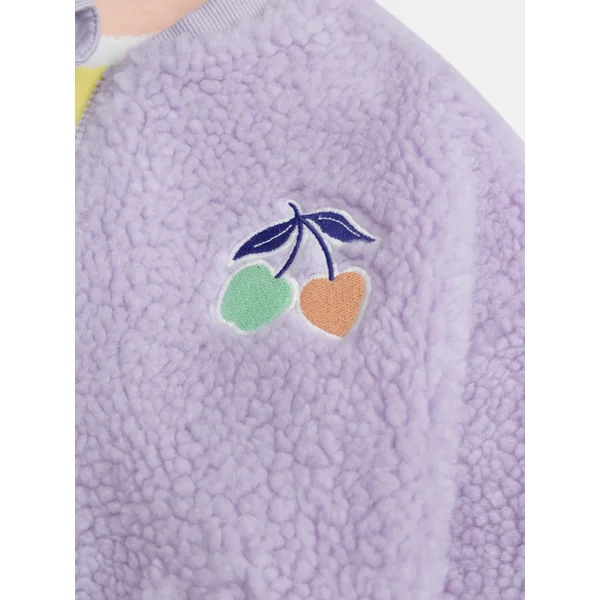 Veste réversible violette pour fille - Soins Bébé Naturels & Produits Maman Après Naissance