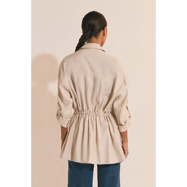 Veste saharienne avec détail poche