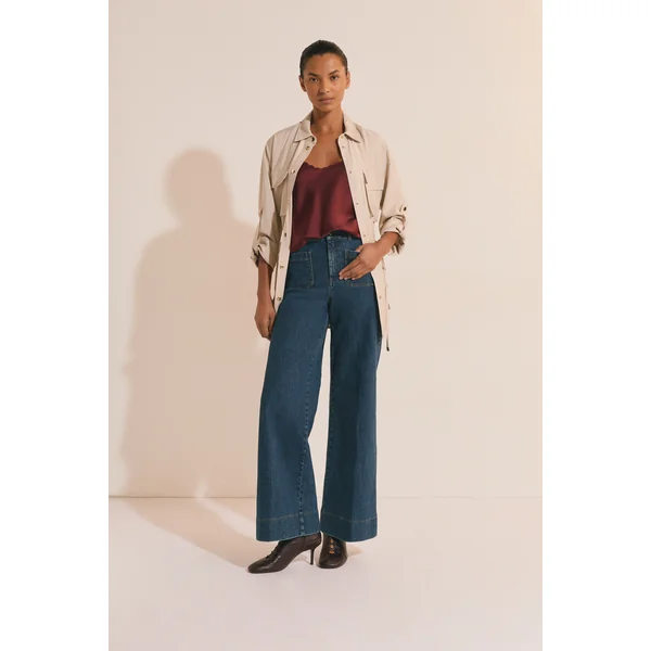 Veste saharienne avec détail poche