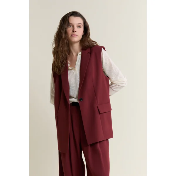 Veste tailleur sans manches