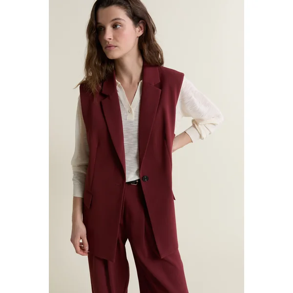 Veste tailleur sans manches