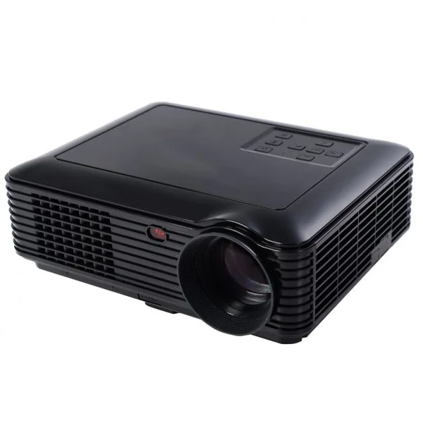 Vidéoprojecteur HD Projecteur LED Supporte 1080P 2600 Lumens Contraste 1000:1 Soutien AV Audio VGA USB HDMI Multimédia