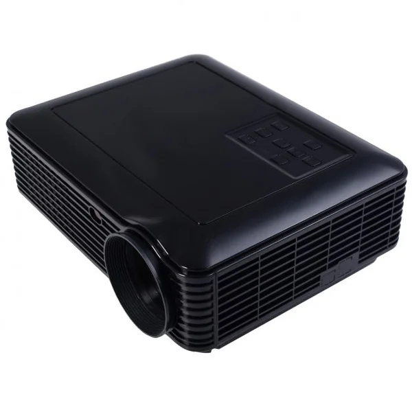 Vidéoprojecteur HD Projecteur LED Supporte 1080P 2600 Lumens Contraste 1000:1 Soutien AV Audio VGA USB HDMI Multimédia
