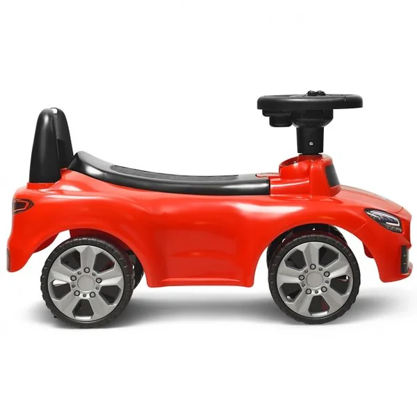 Voiture à Pousser Porteur Voiture avec Musique et Klaxon pour Bébé de 19 à 36 Mois Rouge