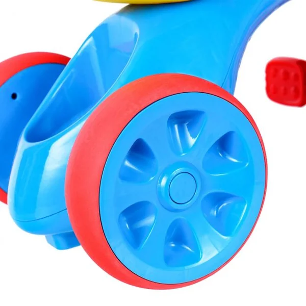 Vélo d’équilibre pour enfant Tricycle pour enfant avec pédales Klaxon en HDPE, 57x34x42cm, Rose-violet