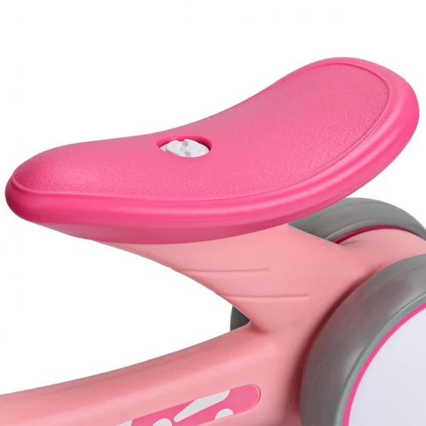 Vélo d’équilibre sans pédales pour enfant Draisienne pour enfants de 1-3 ans, en HDPE-PP-EVA, 58x30x40cm, Rose