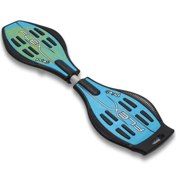 Waveboard Planche à Roulettes pour Enfants 2 Roues Colorées Sac de Transport Capacité 70kg, 86x23x11,5cm, Bleu