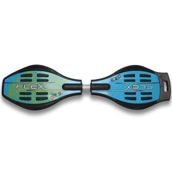 Waveboard Planche à Roulettes pour Enfants 2 Roues Colorées Sac de Transport Capacité 70kg, 86x23x11,5cm, Bleu