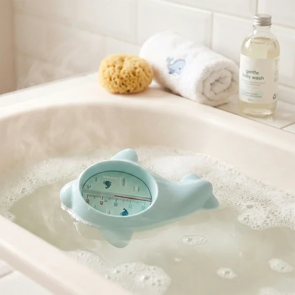 Whale bath thermometer