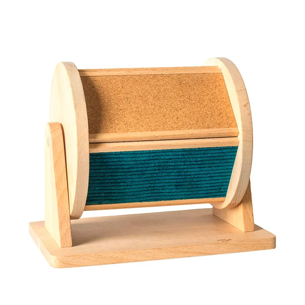 Wooden sensory wheel for baby